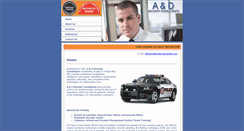 Desktop Screenshot of andsecurityconsultants.com